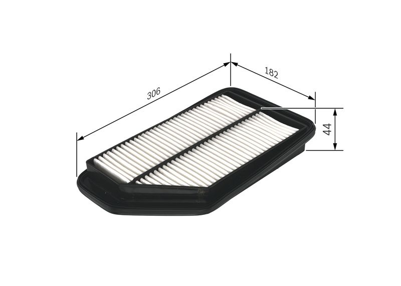 BOSCH Air filter Filter Insert F 026 400 160 Engine air filter,Engine filter HONDA,CIVIC VIII Hatchback (FN, FK)
