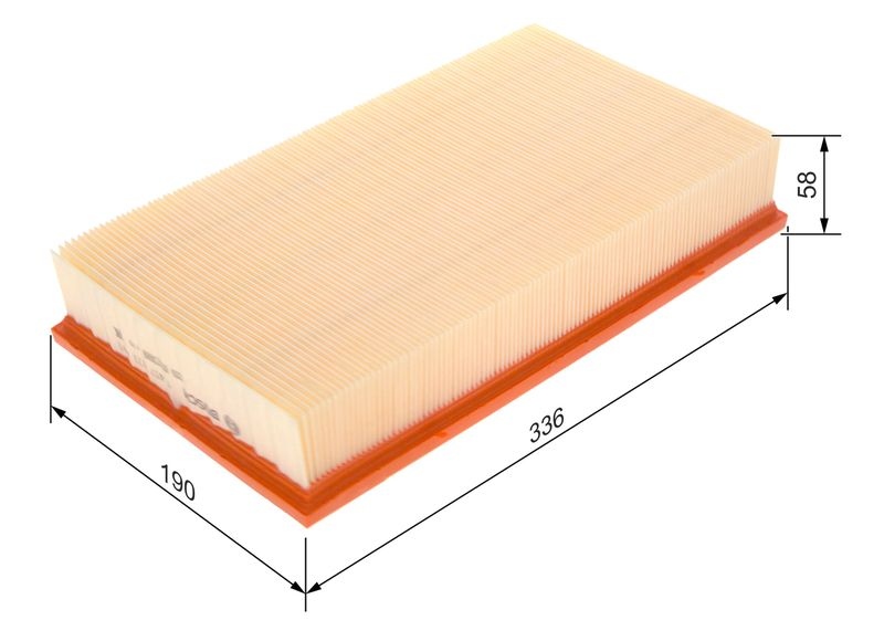 BOSCH Air filter MERCEDES-BENZ 1 457 433 699 6040940504,6040940604,6040942004 Engine air filter,Engine filter A6040940504,A6040940604,A6040942004