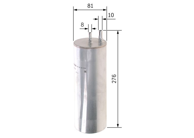 BOSCH Fuel Filter In-Line Filter F 026 402 220 VW,Transporter V Bus (7HB, 7HJ, 7EB, 7EJ, 7EF, 7EG, 7HF, 7EC)