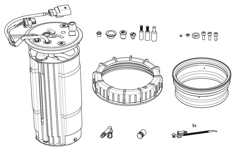 Heating, tank unit (urea injection) F 01C 600 Bosch