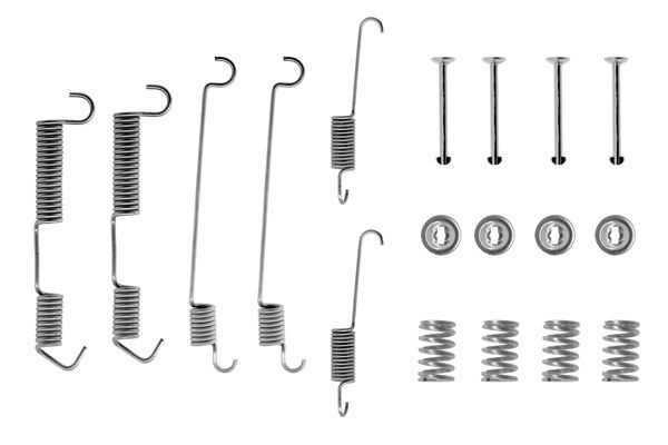BOSCH Accessory Kit, brake shoes with spring 1 987 475 089  BMW,SUZUKI,3 Limousine (E30),3 Cabrio (E30),3 Limousine (E21),3 Touring (E30)