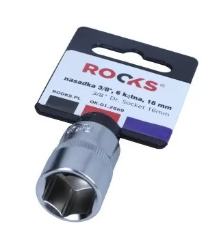 Rooks Socket 3/8", 6-sided, 16 Mm