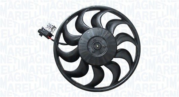 Cooling fan wheel