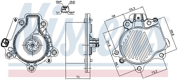 Water pump, Engine Cooling