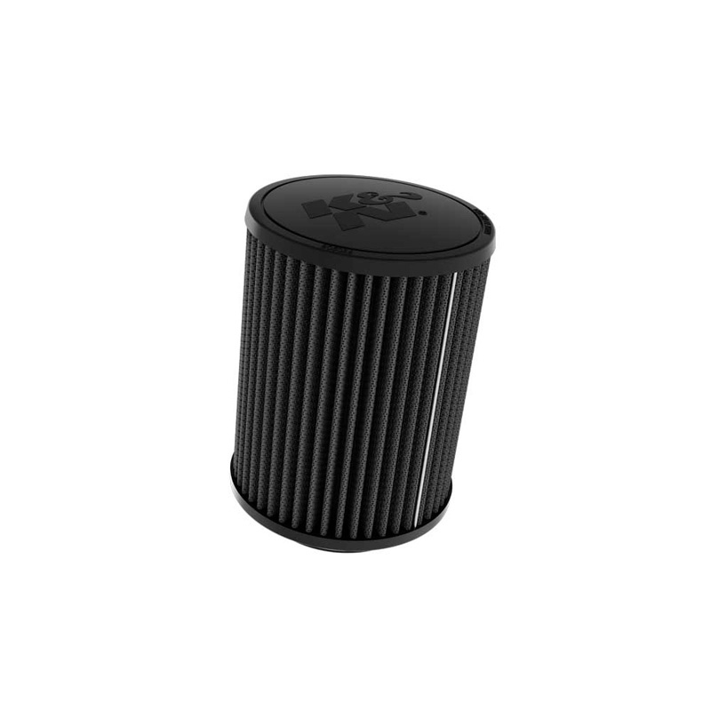 K&N Universal Dryflow Black Air Filter Round 76mm connection, 127mm diameter, 165mm Height