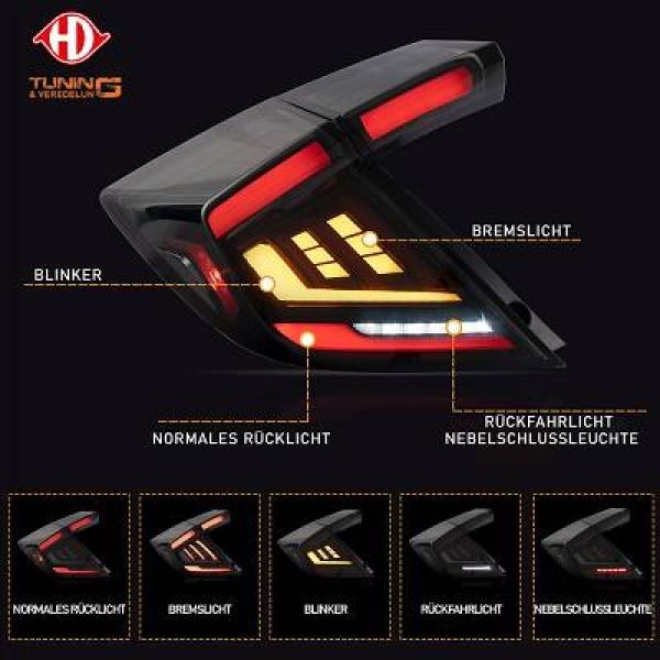 Taillight set HD Tuning 5210295 Diederichs