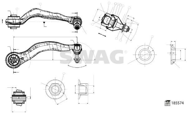 Control arm, Wheel Suspension