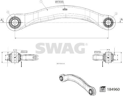 Control arm, Wheel Suspension