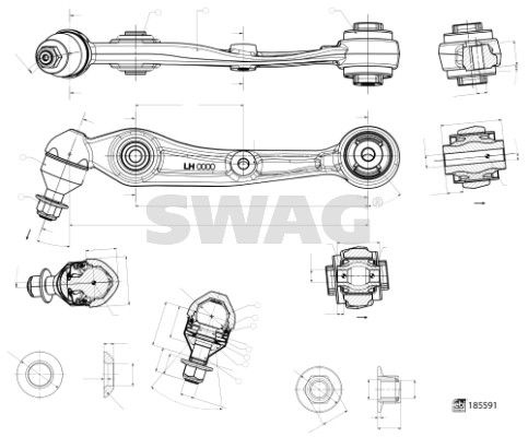 Control arm, Wheel Suspension