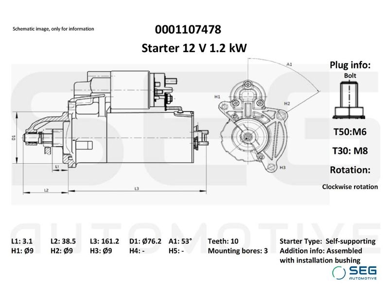 Starter motor / Starter