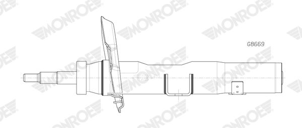 Shock Absorber G8669 Monroe