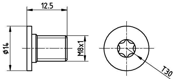 TEXTAR Bolt, brake disc TPM0002 VW,MERCEDES-BENZ,CRAFTER 30-50 Kasten (2E_),CRAFTER 30-35 Bus (2E_),CRAFTER 30-50 Pritsche/Fahrgestell (2F_)