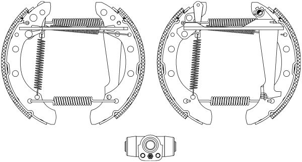 Brake shoe set