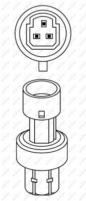 NRF Pressure Switch MERCEDES-BENZ,OPEL,FORD 38943 46790717,50550372,51713182 Air Conditioning Pressure Switch,Pressure Switch, air conditioning,6455ER
