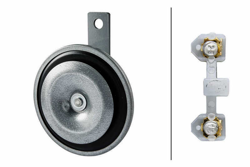 HELLA Horn 3AL 002 952-811 Trumpet horn MERCEDES-BENZ,BMW,FENDT,SL (R107),3 Limousine (E21),5 Limousine (E12),Dieselross,Farmer,Favorit,Vario,MF 3600