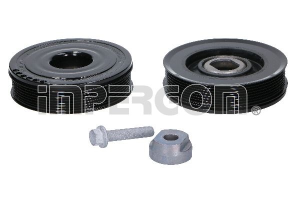 Belt pulley set, crankshaft