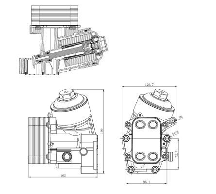 NRF Oil Cooler VW,SKODA,SEAT 31847 03P115389,03P115389A,03P115389B Oil Cooler, engine oil 03P115389,03P115389A,03P115389B,03P115389,03P115389A