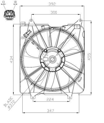 Honda Cooling Fan 47935 Nrf