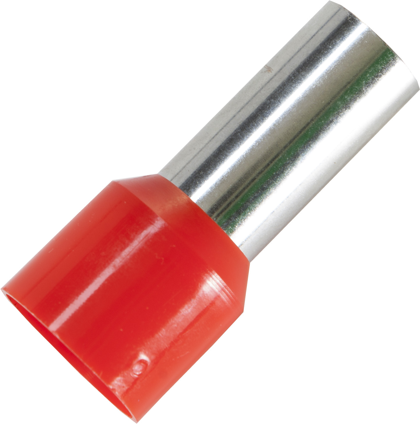 Wire end sleeve for cable size: 50 mm² with red insulation