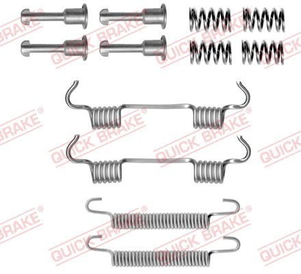 QUICK BRAKE Accessory Kit, parking brake shoes 105-0801 BMW,3 Touring (E91),3 Limousine (E90),3 Limousine (E46),1 Schrägheck (E87),1 Schrägheck (F20)