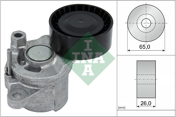 Belt tensioner, Poly V-belt 534 0688 10 Ina