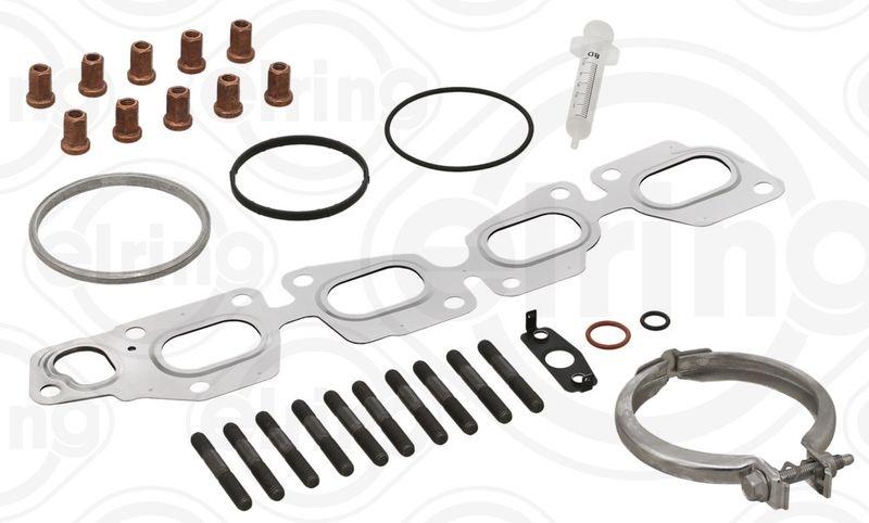 Turbocharger, mounting kit