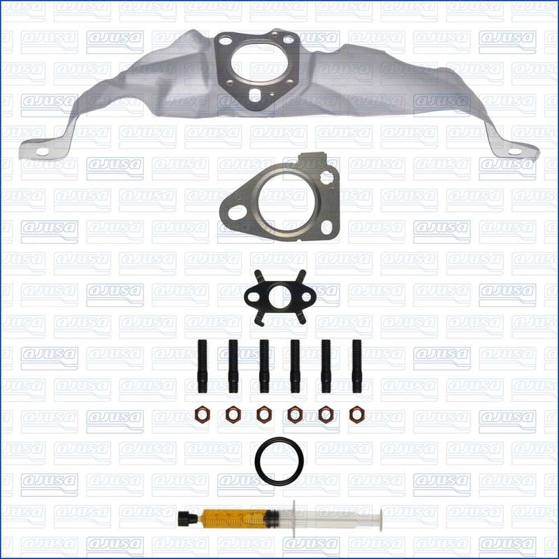 Turbocharger, mounting kit