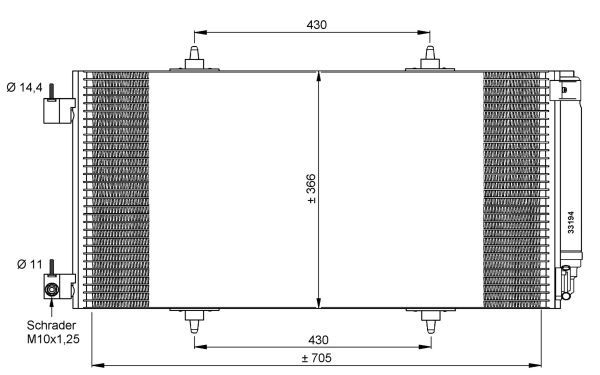 Condenser, air conditioning