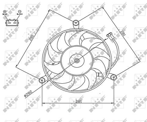 Cooling Fan Wheel