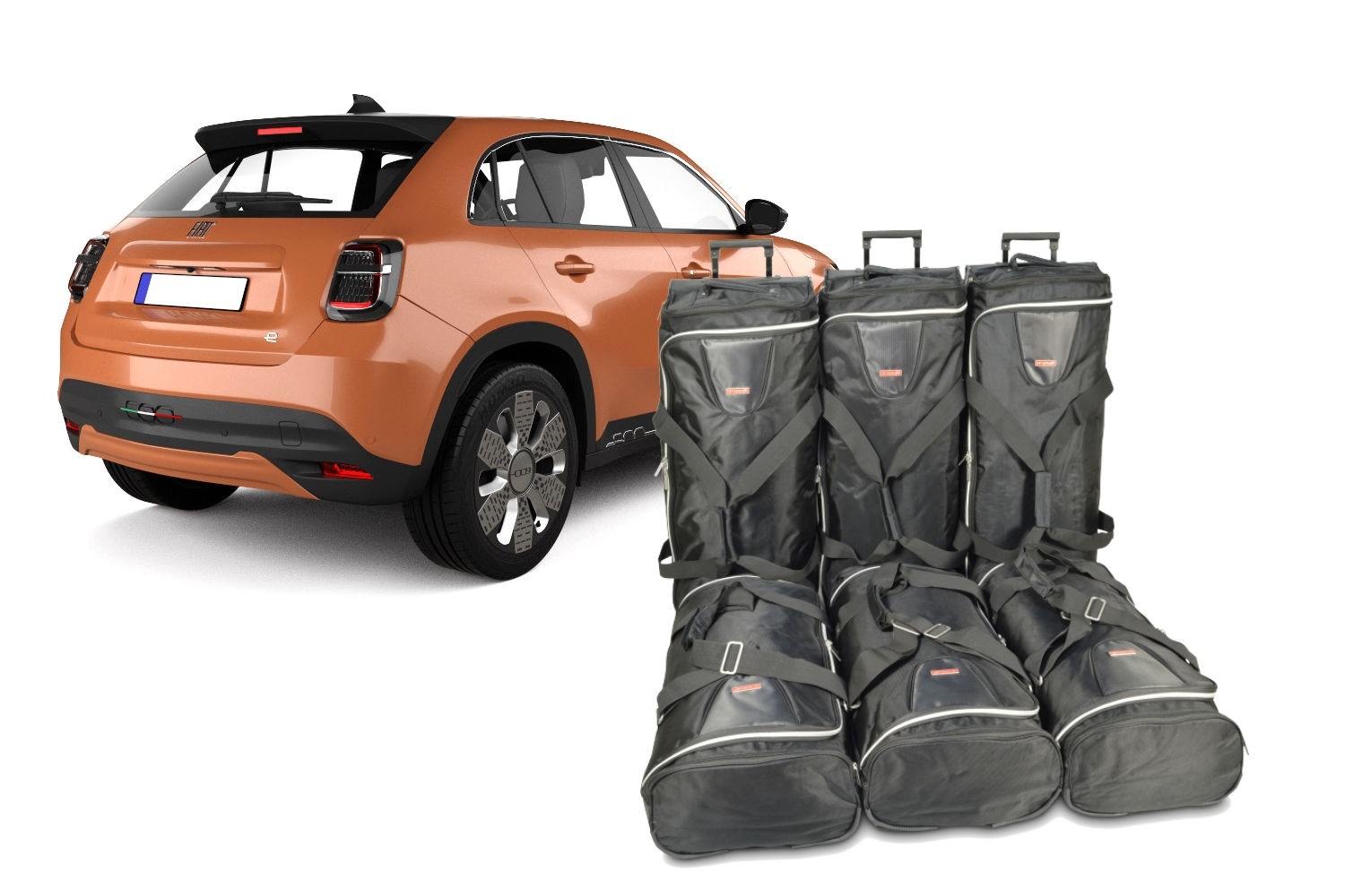 Travel bag set suitable for Fiat 600e 2023-present