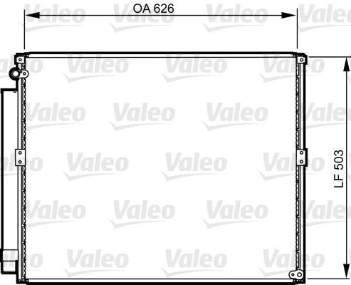 Condenser, Air Conditioning 814236 Valeo