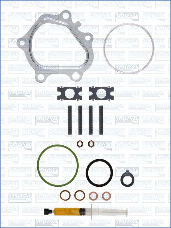 Turbocharger, mounting kit