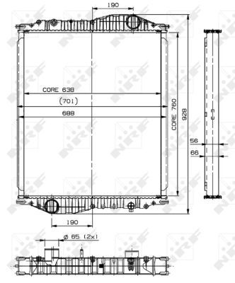 Radiator, engine cooling