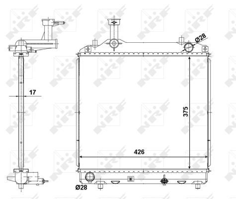 Citroen Radiator Engine Cooling Easy Fit