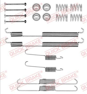 QUICK BRAKE Accessory Kit, brake shoes 105-0753 FORD,FIAT,PEUGEOT,Transit Mk4 Pritsche/Fahrgestell (VE83),TRANSIT MK-4 Pritsche/Fahrgestell (E_ _)