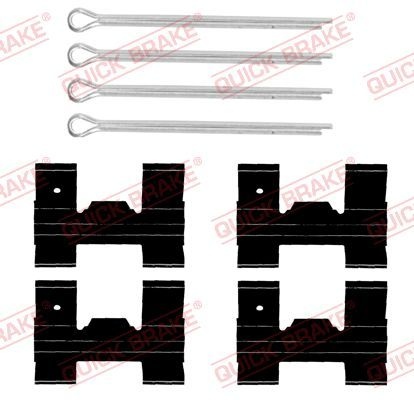 QUICK BRAKE Accessory Kit, disc brake pads 109-0951  FORD,LAND ROVER,ROVER,TRANSIT Pritsche/Fahrgestell (T_ _),Transit Mk4 Pritsche/Fahrgestell (VE83)