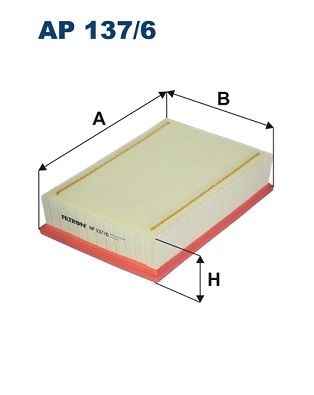 Filtron Luftfilter Ap 1376 Renault Ap137/6 Storlek 2