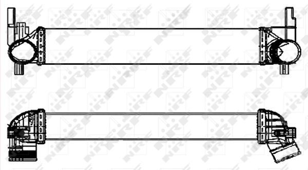 NRF Intercooler 30253 Turbo Intercooler,Intercooler, charger VW,AUDI,SKODA,Polo Schrägheck (6R1, 6C1),A1 Sportback (8XA, 8XF),A1 Schrägheck (8X1, 8XK)