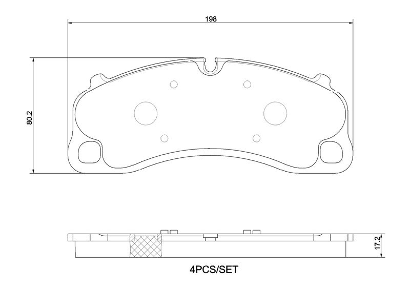 Brake Pad set, Disc Brake P 65 048 Brembo