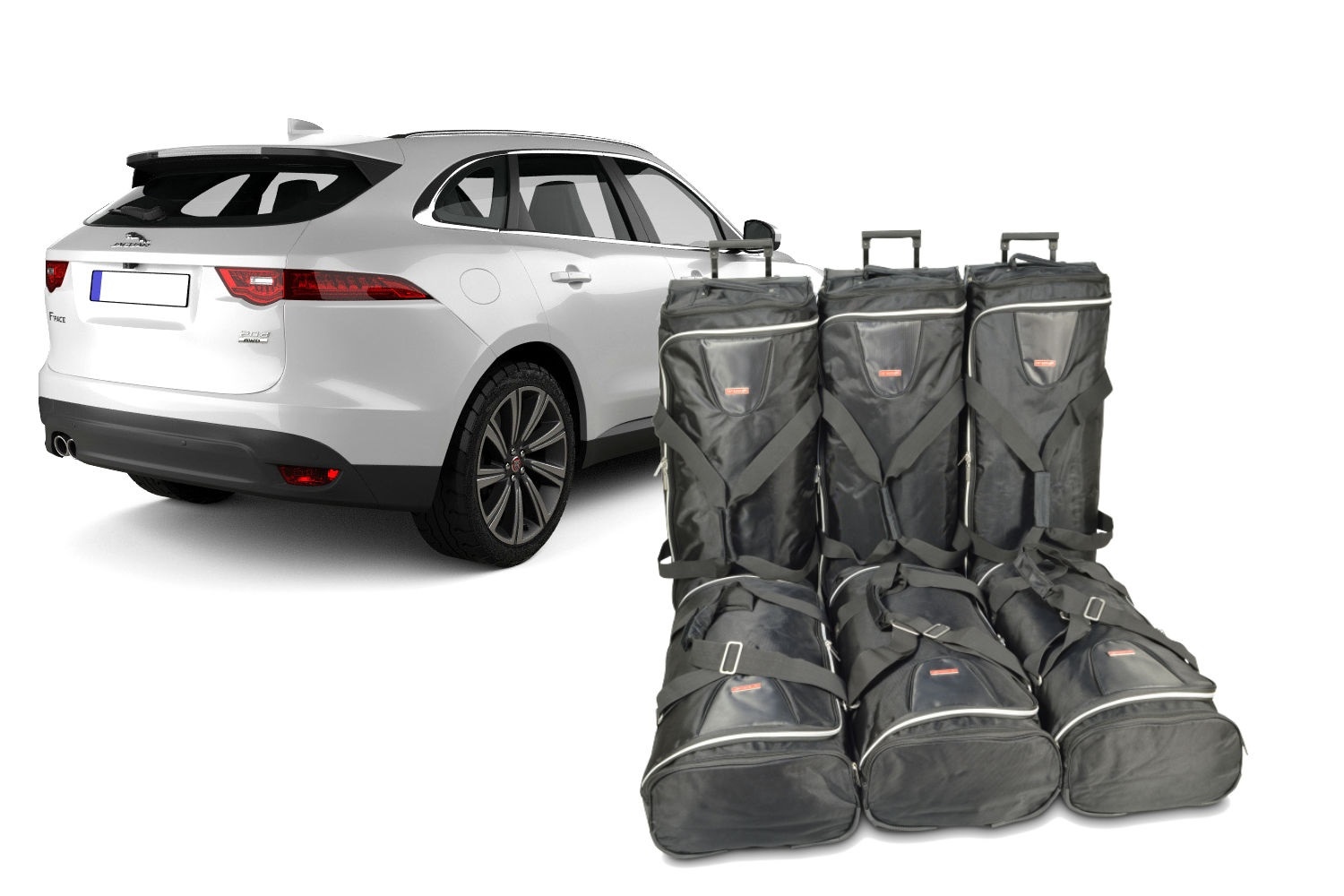 Travel bag set suitable for Jaguar F-Pace 2016-present