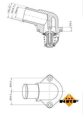 NRF Engine thermostat EASY FIT Opening Temperature: 89°C 725037 Thermostat, coolant,Thermostat PEUGEOT,CITROËN,106 II Schrägheck (1A_, 1C_)
