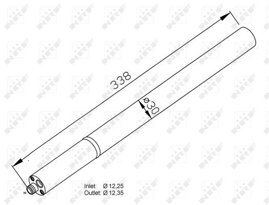 Audi Dryer Air Conditioning Easy Fit 33211 Nrf