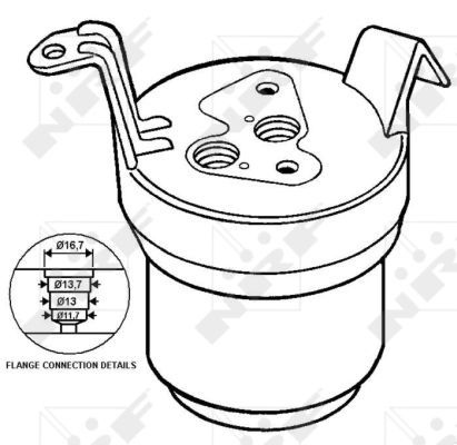NRF Receiver Drier BMW 33021 1393869,64531393869,64538353039 AC Dryer,Air Conditioning Dryer,Dryer, air conditioning 64538372977,64538391313,8353039