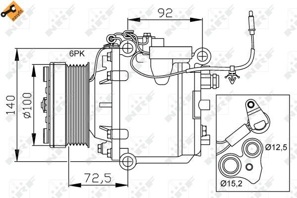 Kompressor klimatanlaggning EASY FIT