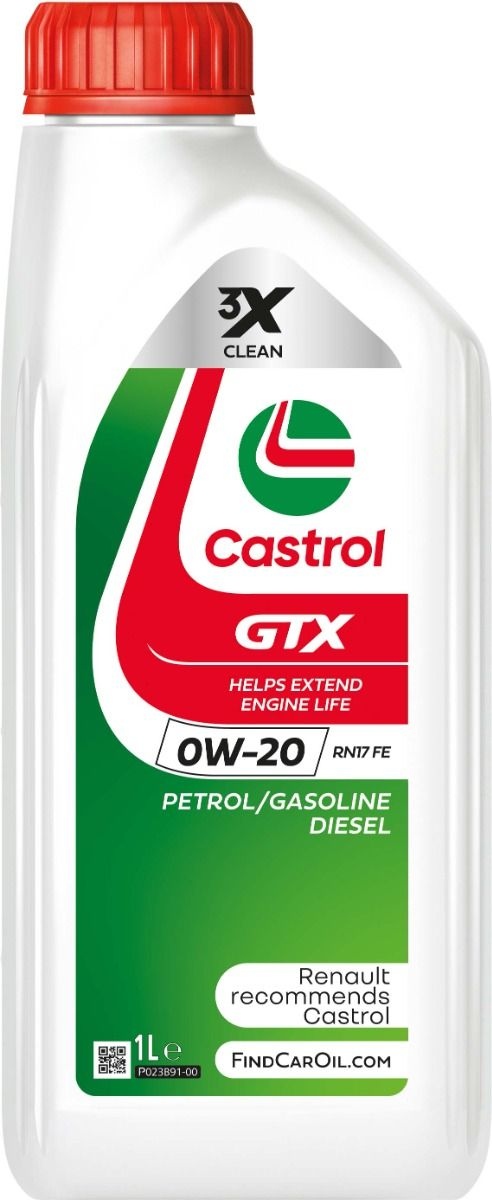 Engine Oil Castrol GTX 0W-20 RN17 FE 1L