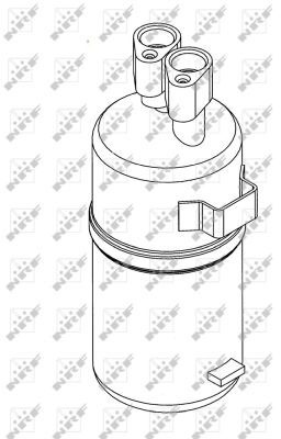Dryer, air conditioning EASY FIT 33221 NRF Mercedes-Benz NRF 33221