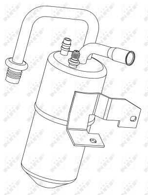 NRF Receiver Drier FORD,MAZDA 33217 1148792,1148792,1148935 AC Dryer,Air Conditioning Dryer,Dryer, air conditioning 1209041,2S6H19E647AA,2S6H19E647AB