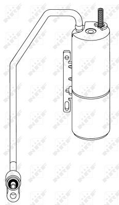 NRF Receiver Drier OPEL,FIAT,SAAB 33289 13115040,51750398,51779931 AC Dryer,Air Conditioning Dryer,Dryer, air conditioning 71740473,13115040,1848051