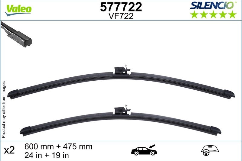 Wiper blade 577722 Valeo