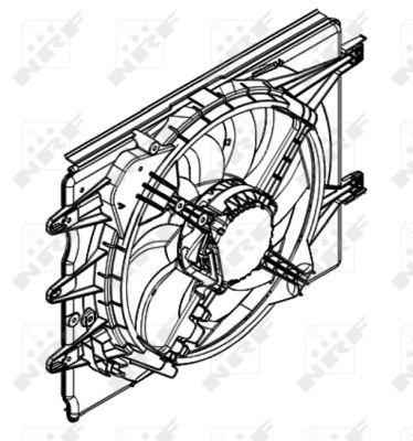 Fiat Cooling Fan 47596 Nrf